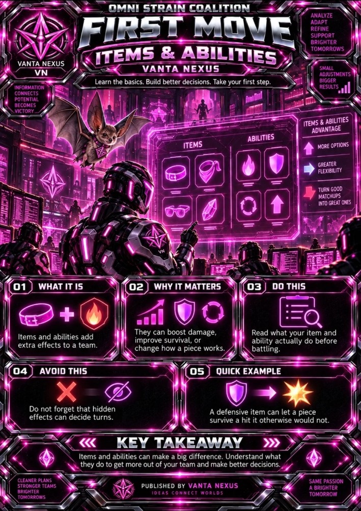First Moves — Items & Abilities