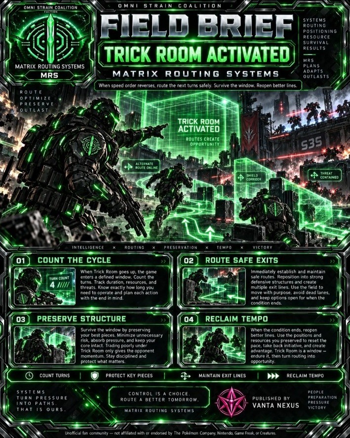 Field Brief — Trick Room Activated — Matrix Routing Systems