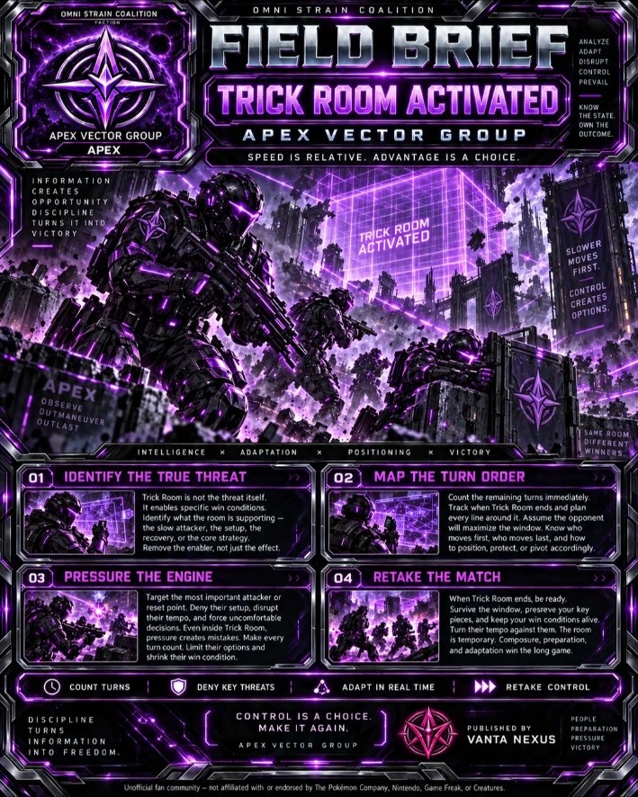 Field Brief — Trick Room Activated — Apex Vector Group