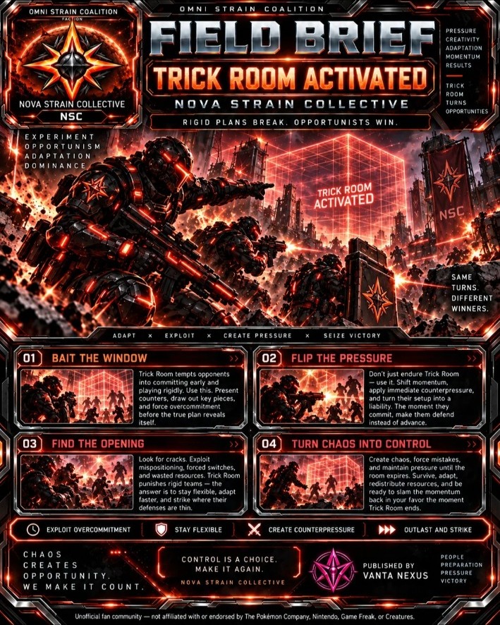 Field Brief — Trick Room Activated — Nova Strain Collective