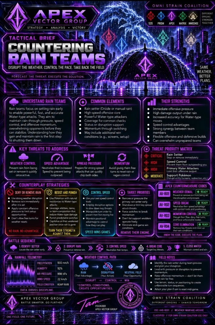 Daily Dose — Countering Rain Teams